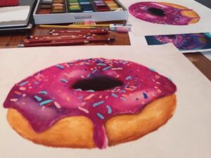 Vibrant Visions: 3D Pastel Techniques