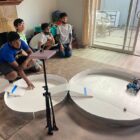 RAAC Academy 2021 NASA Team SOAR students with asteroid roads mission track